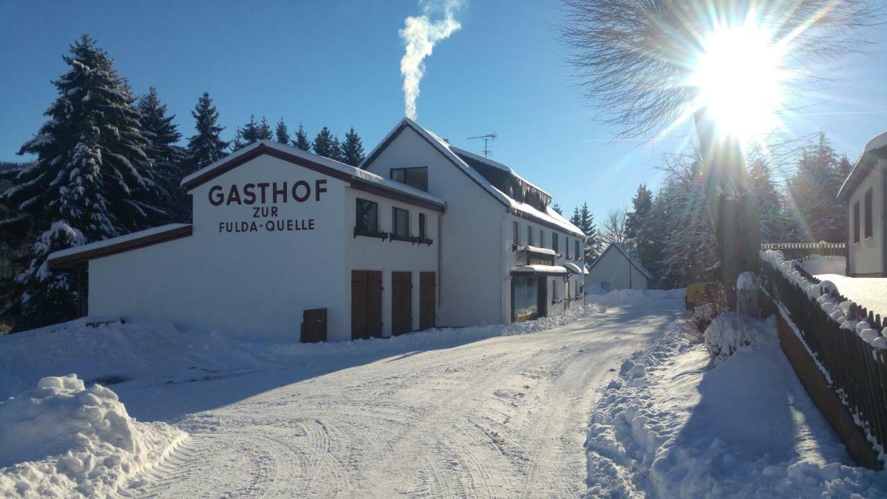 Hotel Berghof Wasserkuppe & Gaestehaus Fuldaquelle Gersfeld Zewnętrze zdjęcie